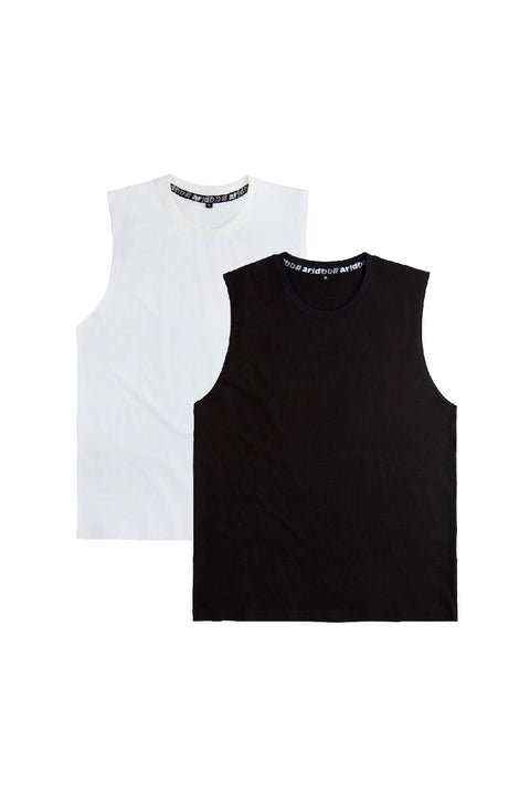 BASIC Plain Cotton Sleeveless