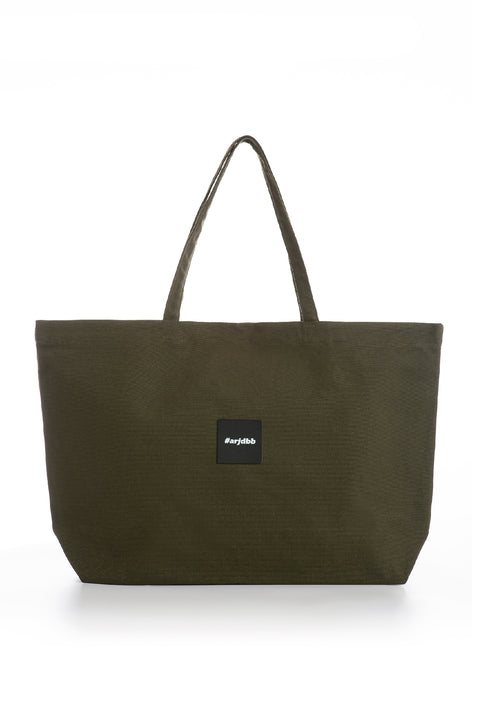 BASIC Plain Canvas Tote Bag