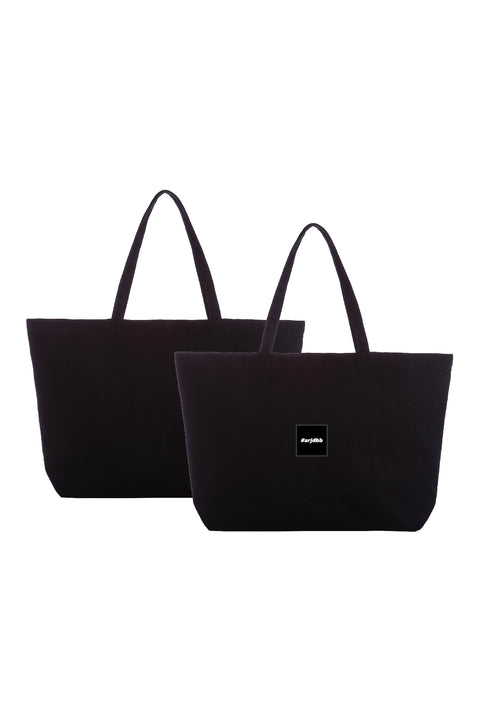 BASIC Plain Canvas Tote Bag