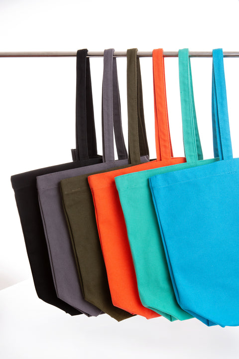 BASIC Plain Canvas Tote Bag