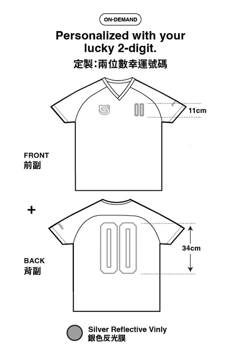 MOBIUSBEAR Raglan V-neck Tee