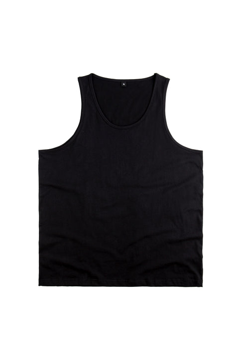 BASIC Plain Cotton Tank in Black