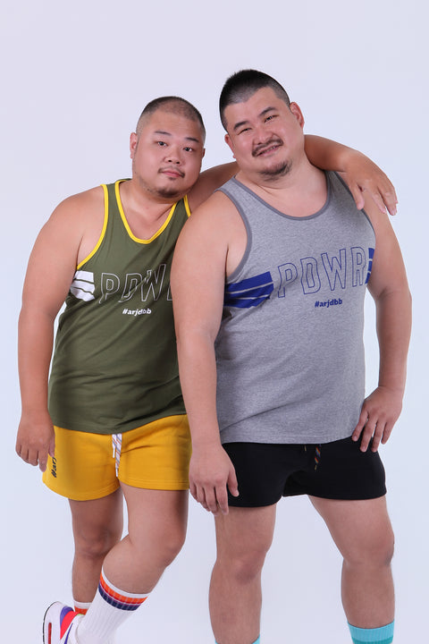 PDWR Cotton Tank in Gray Melange