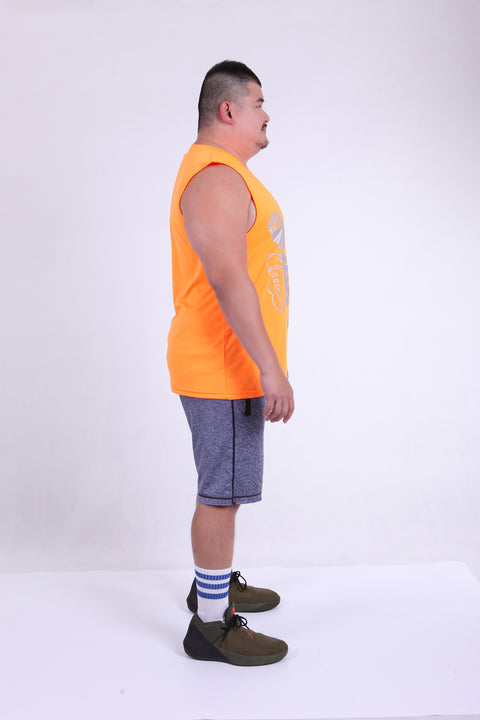 ABU Classic Sleeveless in NeonMandarin