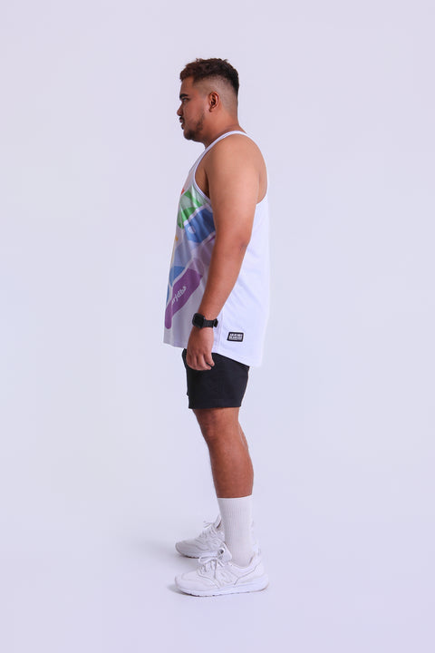 ABU DotMatrix PRIDE Tank in White