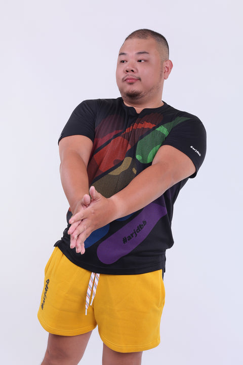 ABU DotMatrix PRIDE Tee in Black