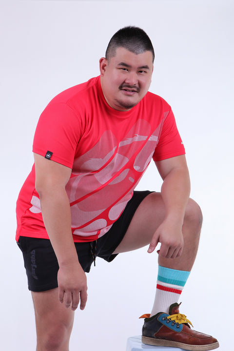 ABU DotMatrix Tee in Red