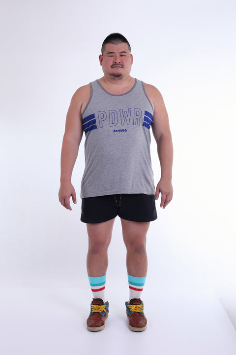 PDWR Cotton Tank in Gray Melange