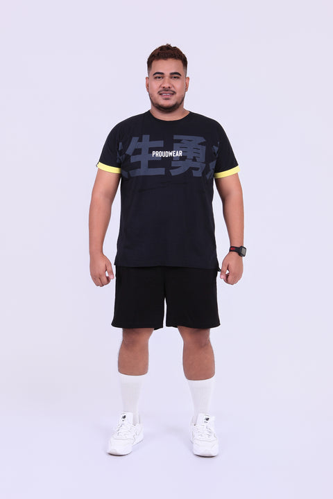 PROUDWEAR Big&Bold Tee in Black