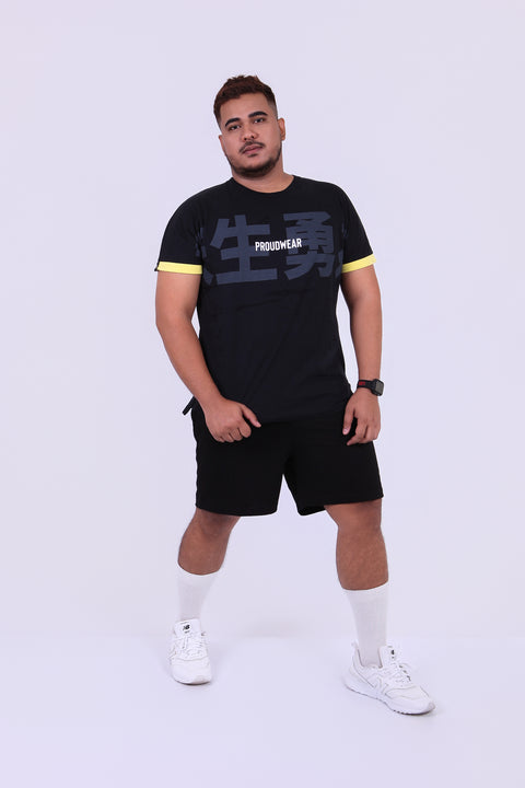 PROUDWEAR Big&Bold Tee in Black
