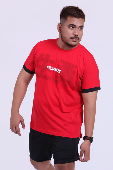 PROUDWEAR Big&Bold Tee in Red