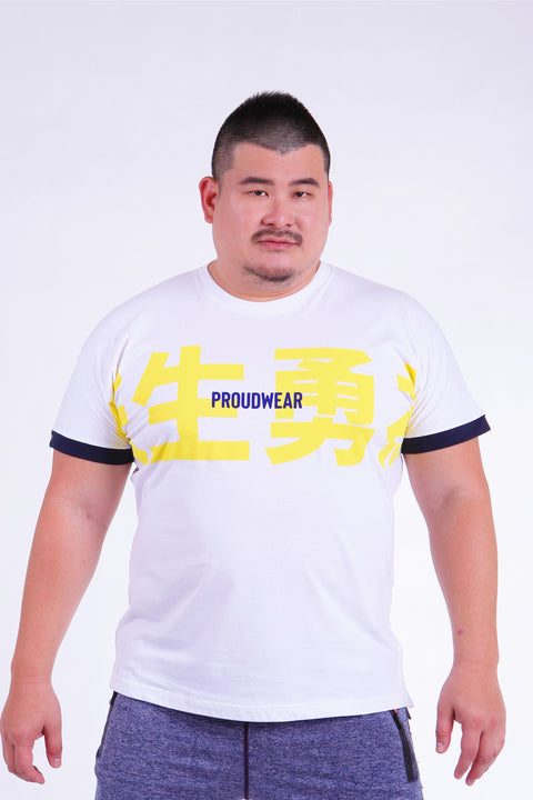 PROUDWEAR Big&Bold Tee in White