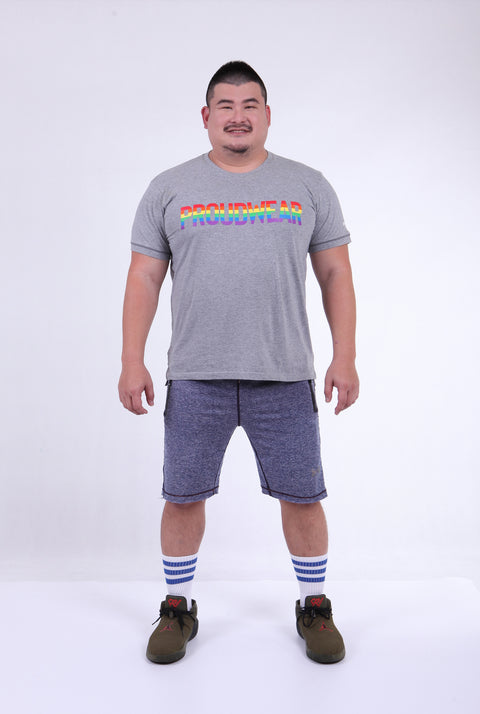 PROUDWEAR PRIDE Tee in Gray Melange