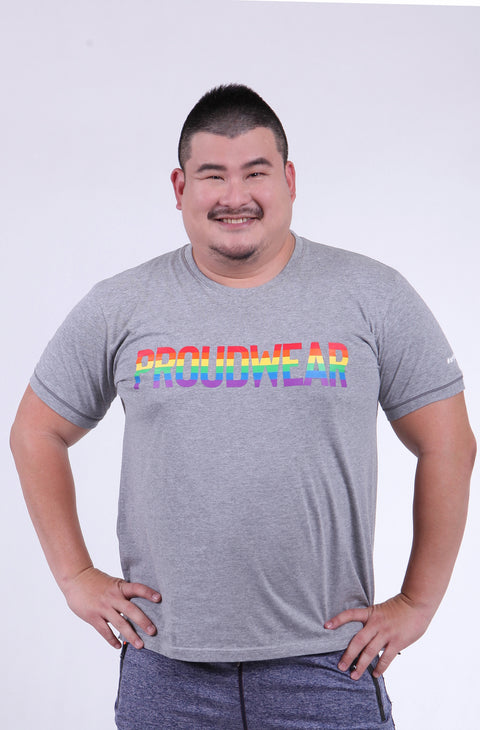 PROUDWEAR PRIDE Tee in Gray Melange