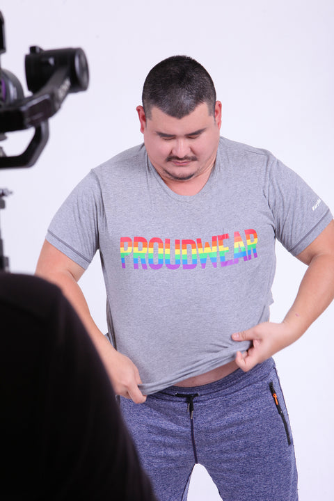 PROUDWEAR PRIDE Tee in Gray Melange