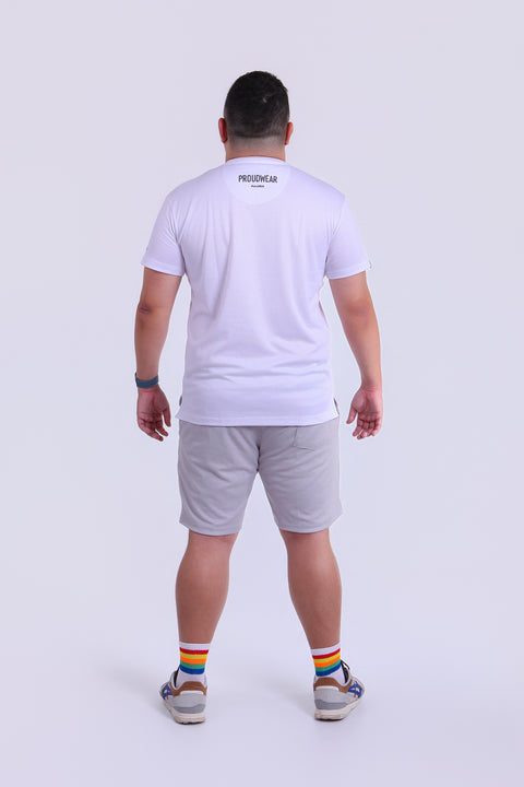 ABU DotMatrix PRIDE Tee in White