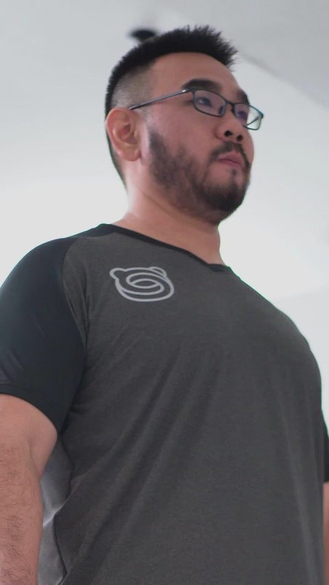 MOBIUSBEAR Raglan V-neck Tee