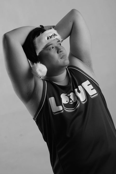 #arjdbb Santa Hat in Black is available from small to plus sizes - ARJD BRO BEARS