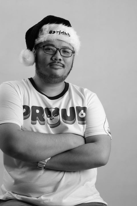 #arjdbb Santa Hat in Black is available from small to plus sizes - ARJD BRO BEARS
