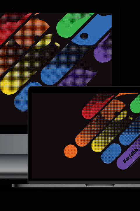 ABU DotMatrix Digital Wallpaper in Black
