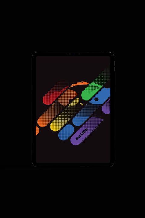 ABU DotMatrix Digital Wallpaper in Black