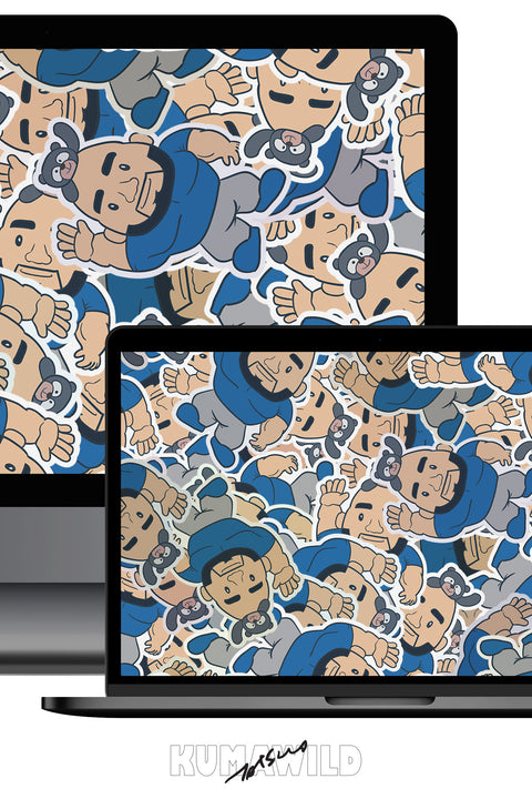 KUMAWILD by Tatsuo Digital Wallpaper A