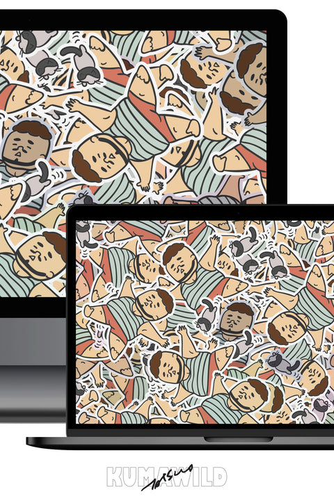 KUMAWILD by Tatsuo Digital Wallpaper C