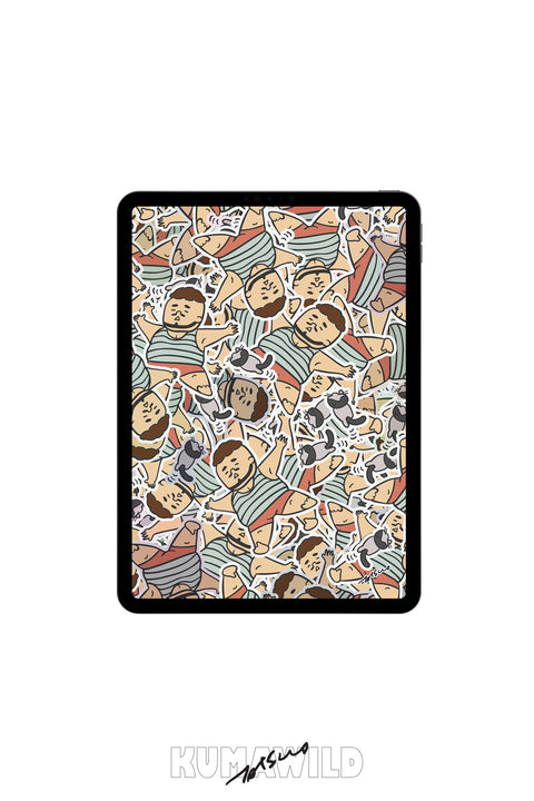 KUMAWILD by Tatsuo Digital Wallpaper C