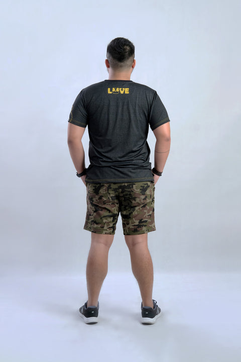 ABU LOVE Tee in Black is available from small to plus sizes - ARJD BRO BEARS