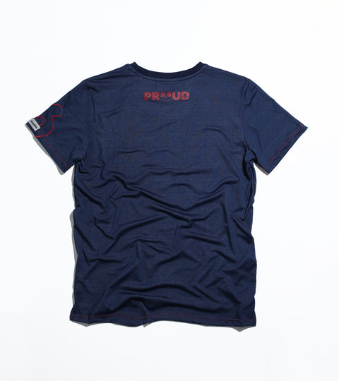 ABU LOVE Tee in Navy is available from small to plus sizes - ARJD BRO BEARS