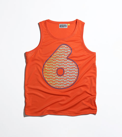 6 Tank in Mandarin is available from small to plus sizes - ARJD BRO BEARS