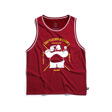 ABU ALIVE Tank in Maroon is available from small to plus sizes - ARJD BRO BEARS