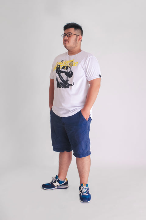ABU ALIVE Tee in White is available from small to plus sizes - ARJD BRO BEARS