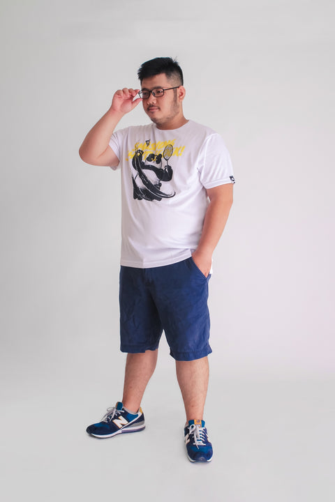 ABU ALIVE Tee in White is available from small to plus sizes - ARJD BRO BEARS