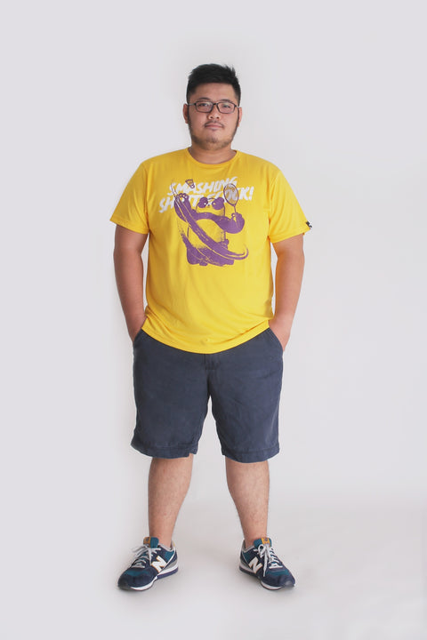 ABU ALIVE Tee in Yellow is available from small to plus sizes - ARJD BRO BEARS