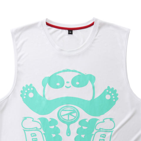 ABU Classic Sleeveless in White is available from small to plus sizes - ARJD BRO BEARS