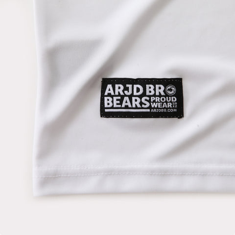 ABU Classic Sleeveless in White is available from small to plus sizes - ARJD BRO BEARS