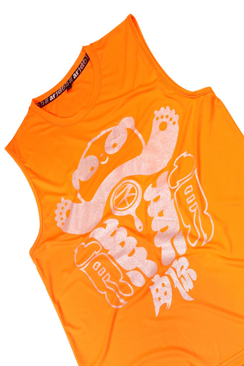 ABU Classic Sleeveless in NeonMandarin
