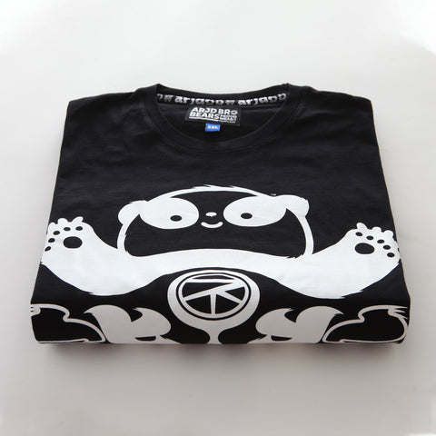 ABU Classic YINYANG Tee in Black is available from small to plus sizes - ARJD BRO BEARS