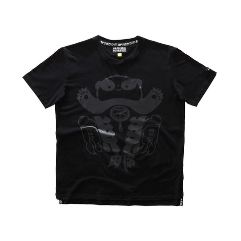 ABU Classic MONO Tee in Black is available from small to plus sizes - ARJD BRO BEARS