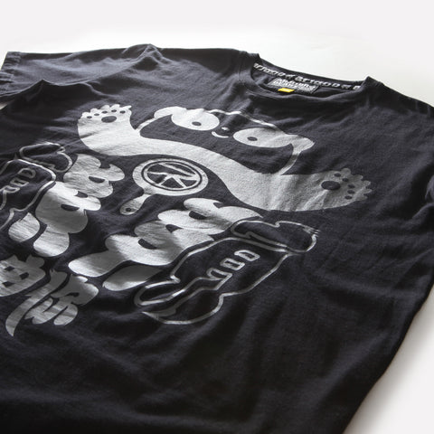 ABU Classic MONO Tee in Black is available from small to plus sizes - ARJD BRO BEARS