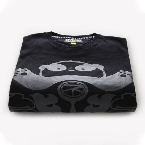 ABU Classic MONO Tee in Black is available from small to plus sizes - ARJD BRO BEARS