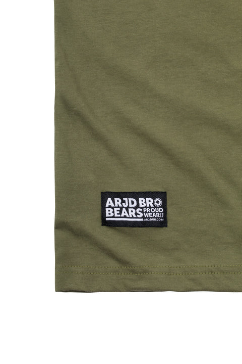 BASIC Plain Cotton Tank in Army Green