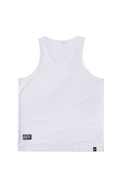 BASIC Plain Cotton Tank in White