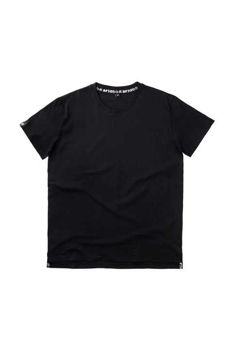 BASIC Plain Cotton Tee in Black