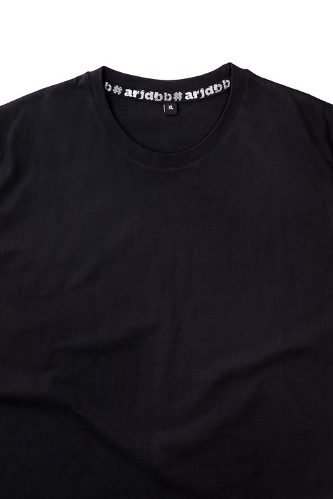 BASIC Plain Cotton Tee in Black