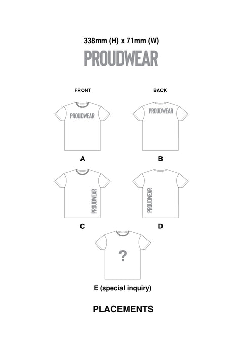 PROUDWEAR 自豪彩虹燙鑽