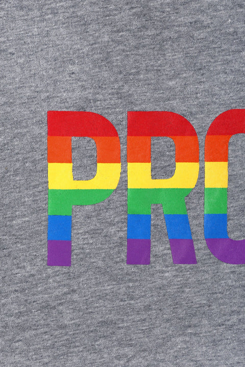 PROUDWEAR PRIDE Tee in Gray Melange
