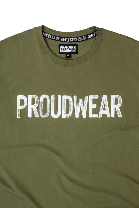 PROUDWEAR Tee in Army Green
