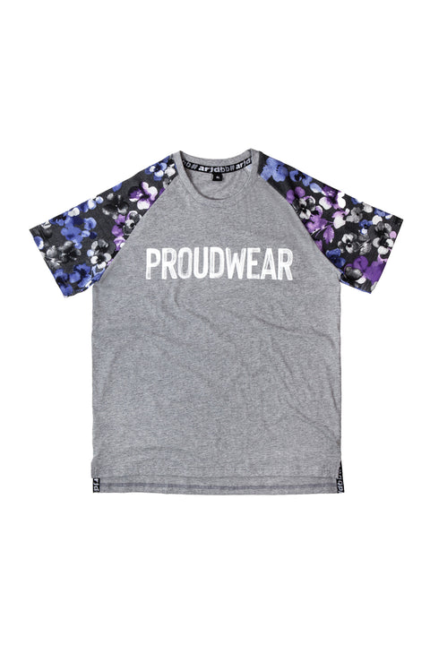 PROUDWEAR BLOOM Tee in Gray Melange